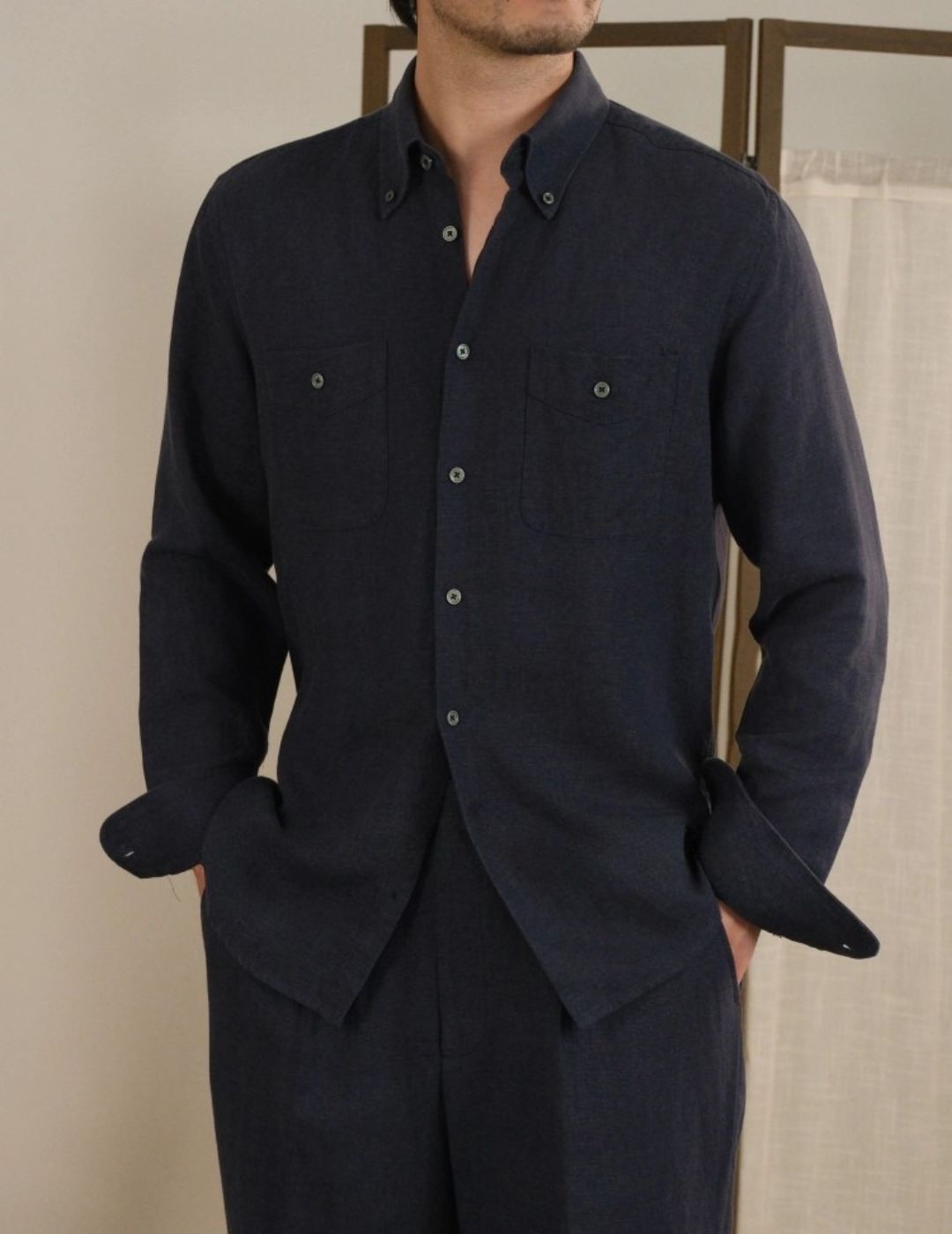 Tencel Linen Blend Shirt