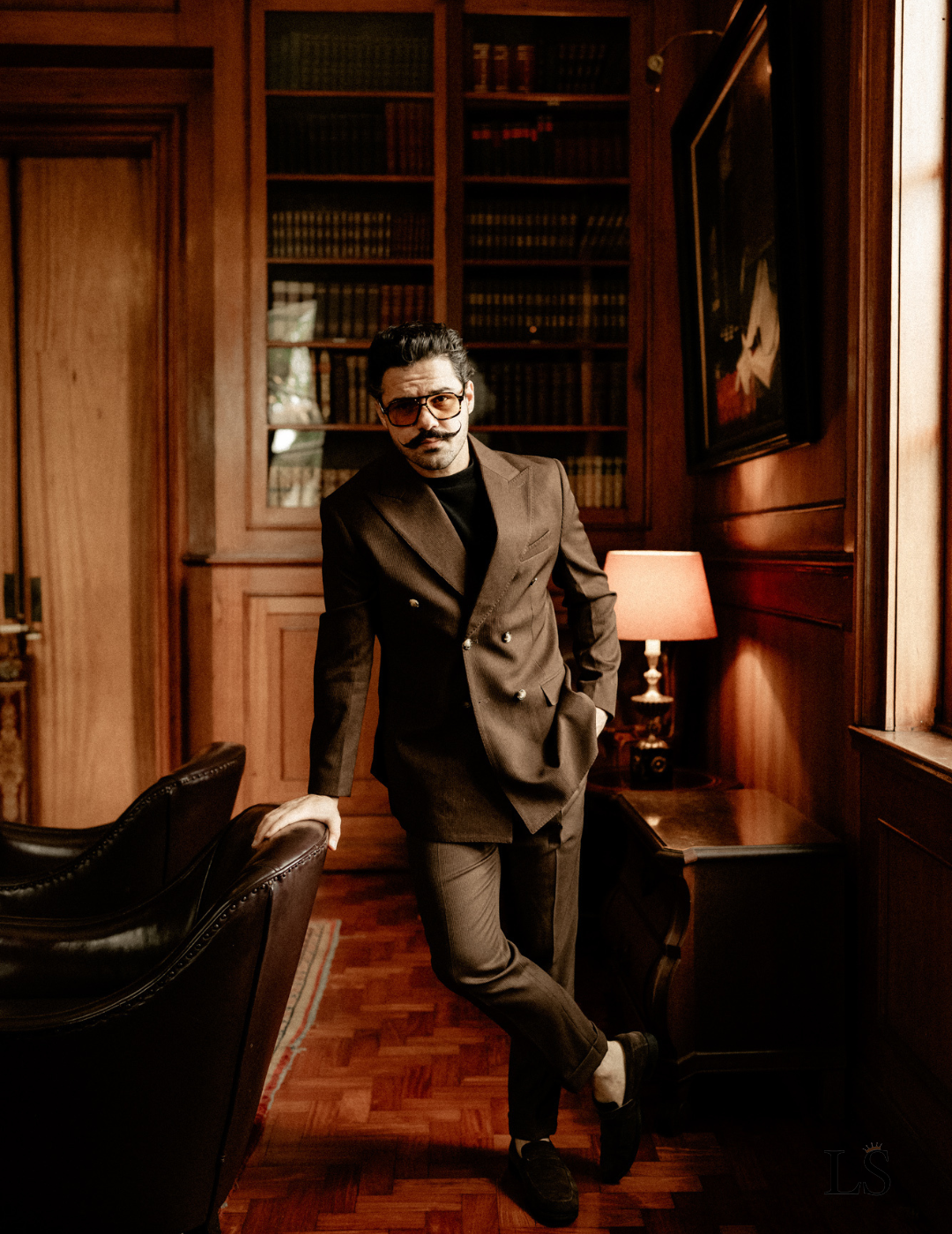 Traje italiano cruzado Marsala