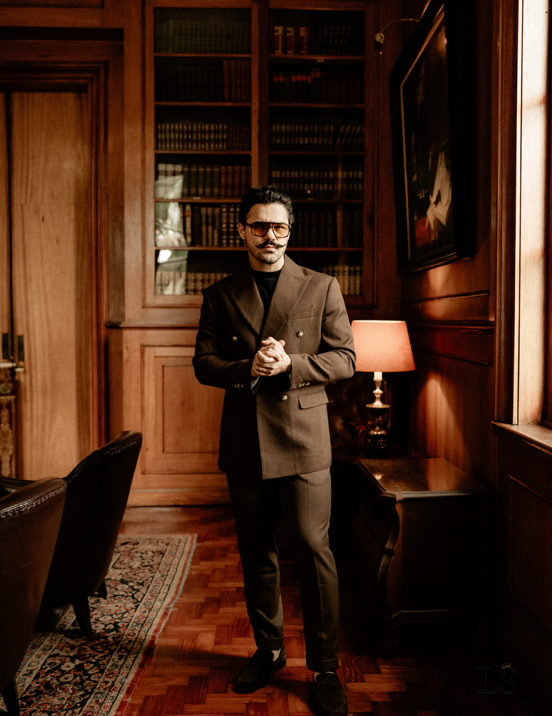 Traje italiano cruzado Marsala