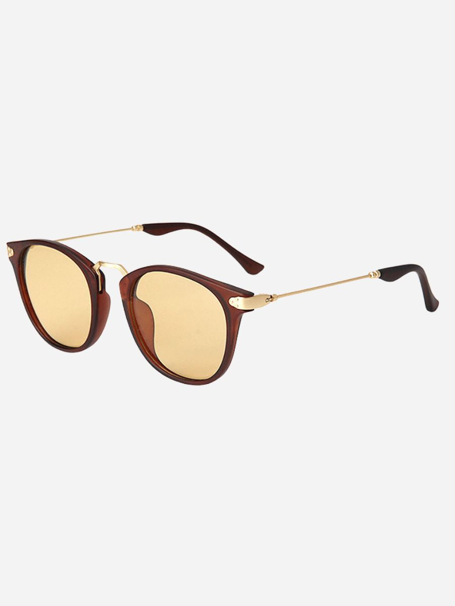 Loops Vintage Round Sunglasses