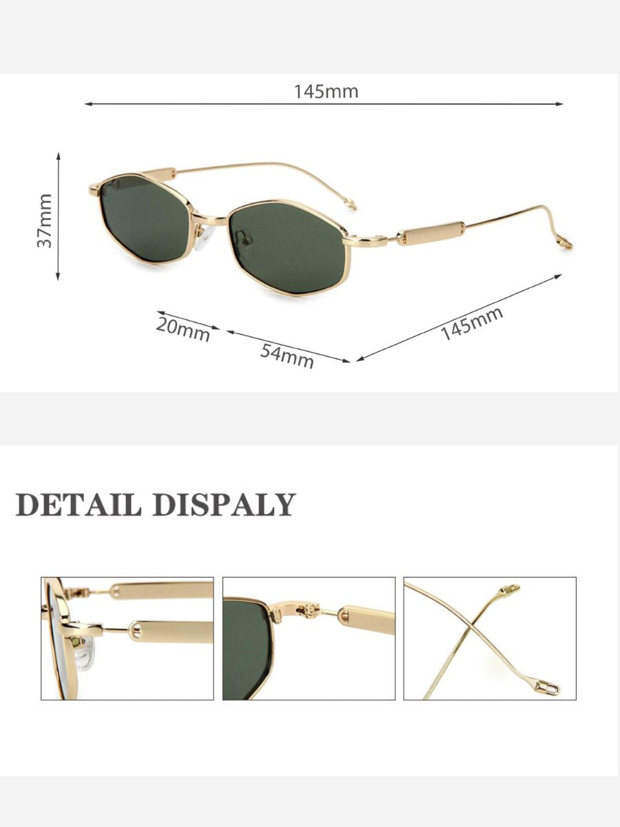 Loops Polygon Metal Sunglasses