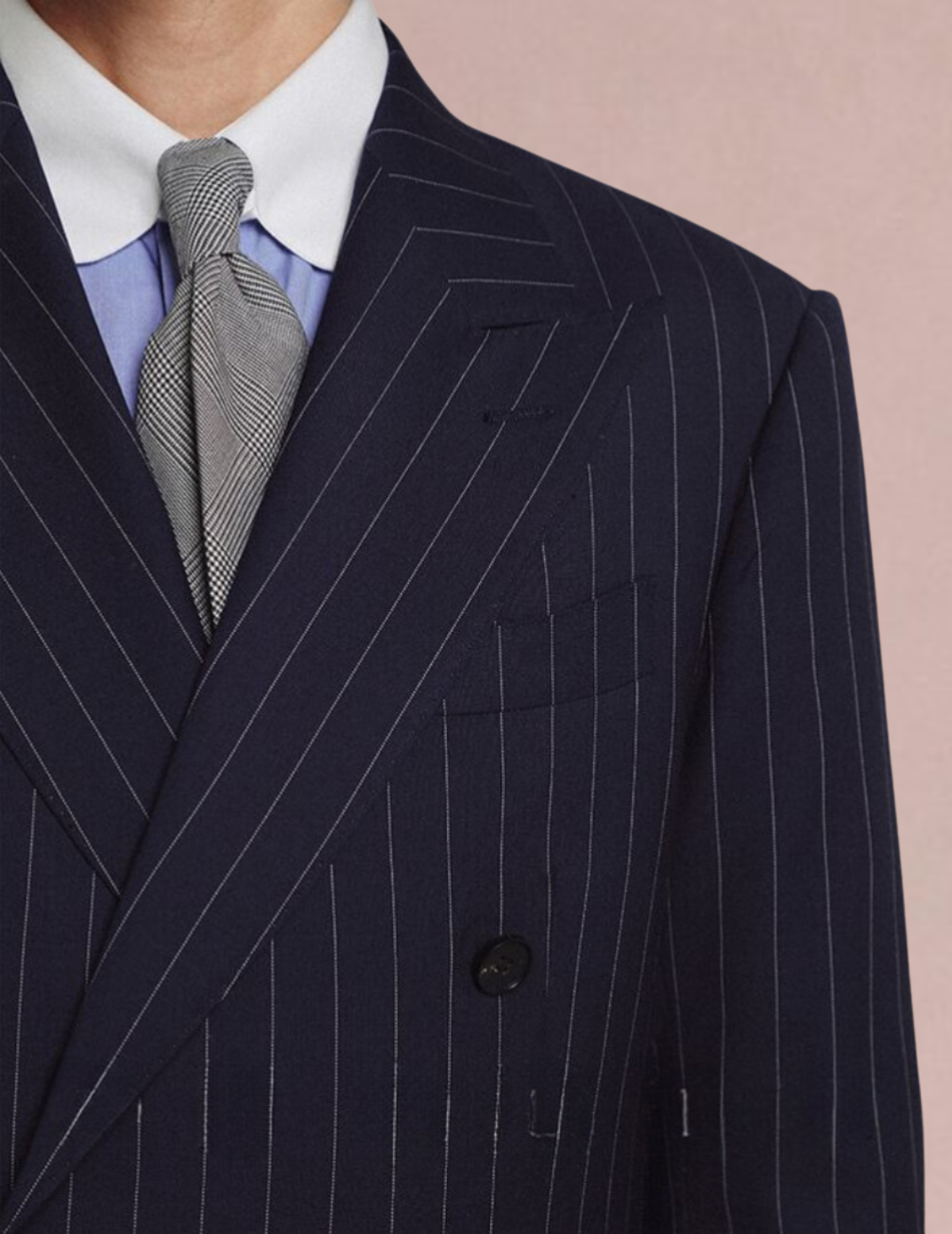 Udine Pinstripe Double-Breasted Suit