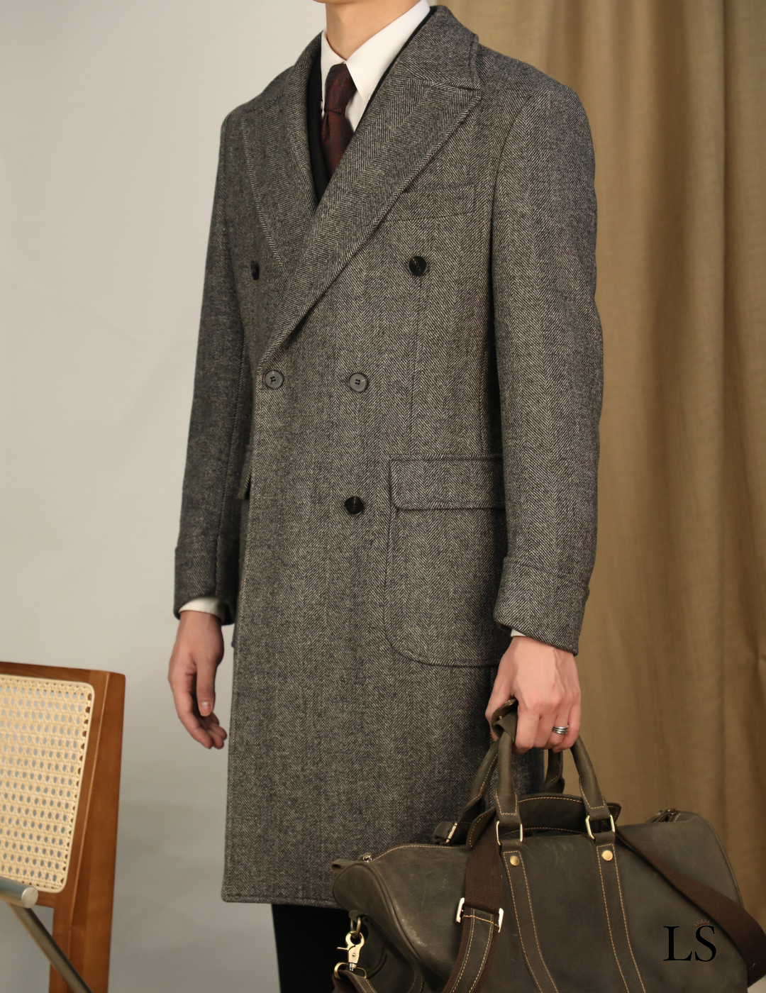 Gray Overcoat Vicenza