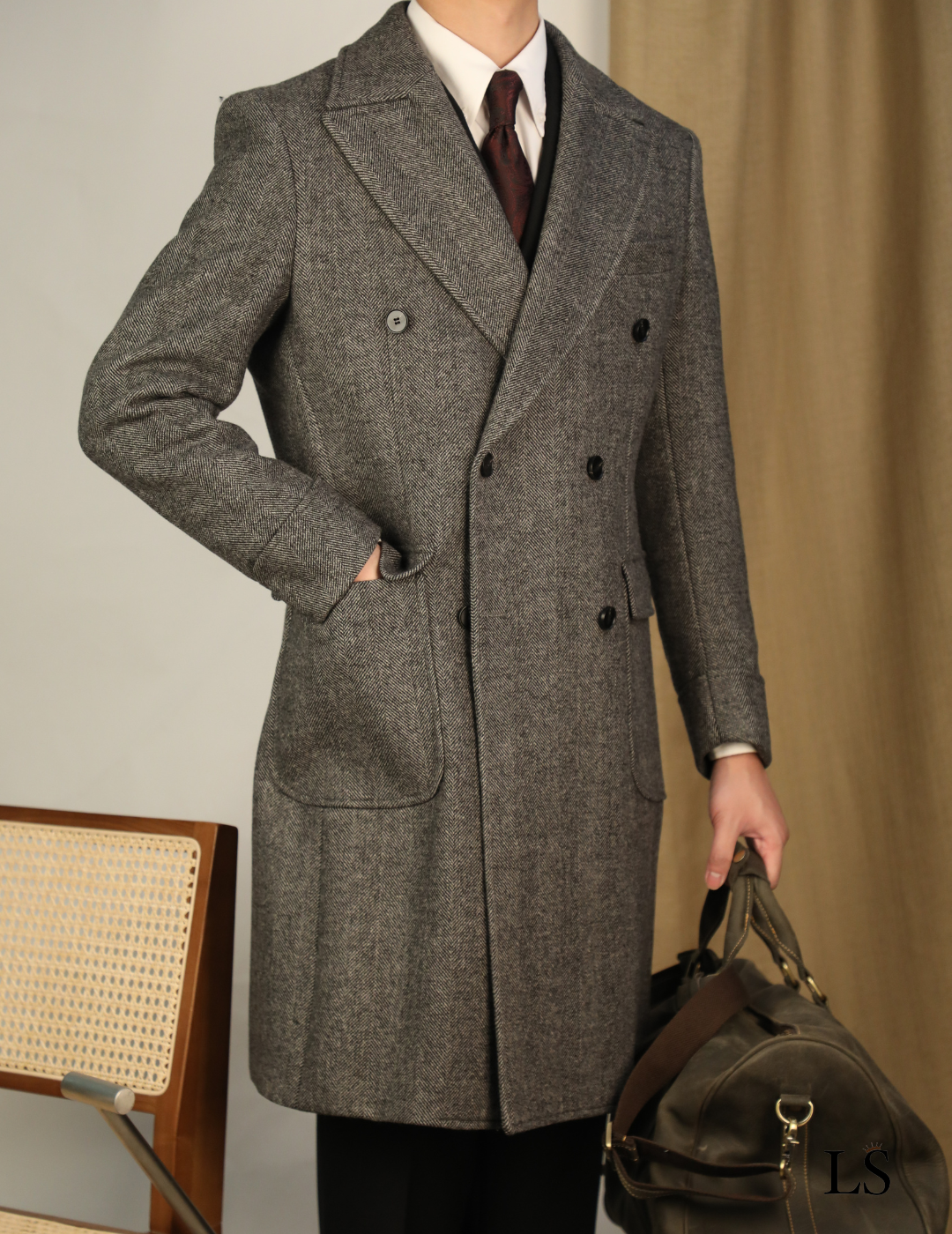 Gray Overcoat Vicenza