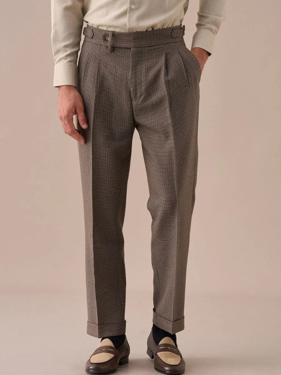 Gurkha Pants Checkered Looped LS061