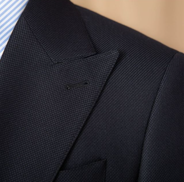 Black British Two Button Suit