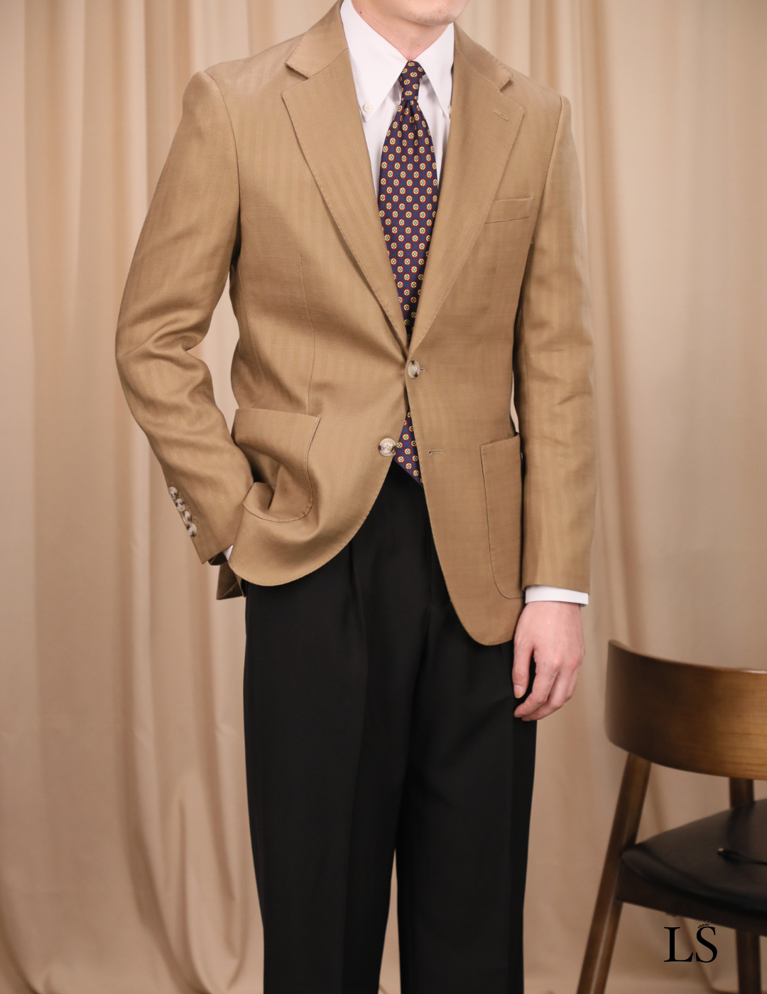Blazer Siena en Tencel et lin pour homme