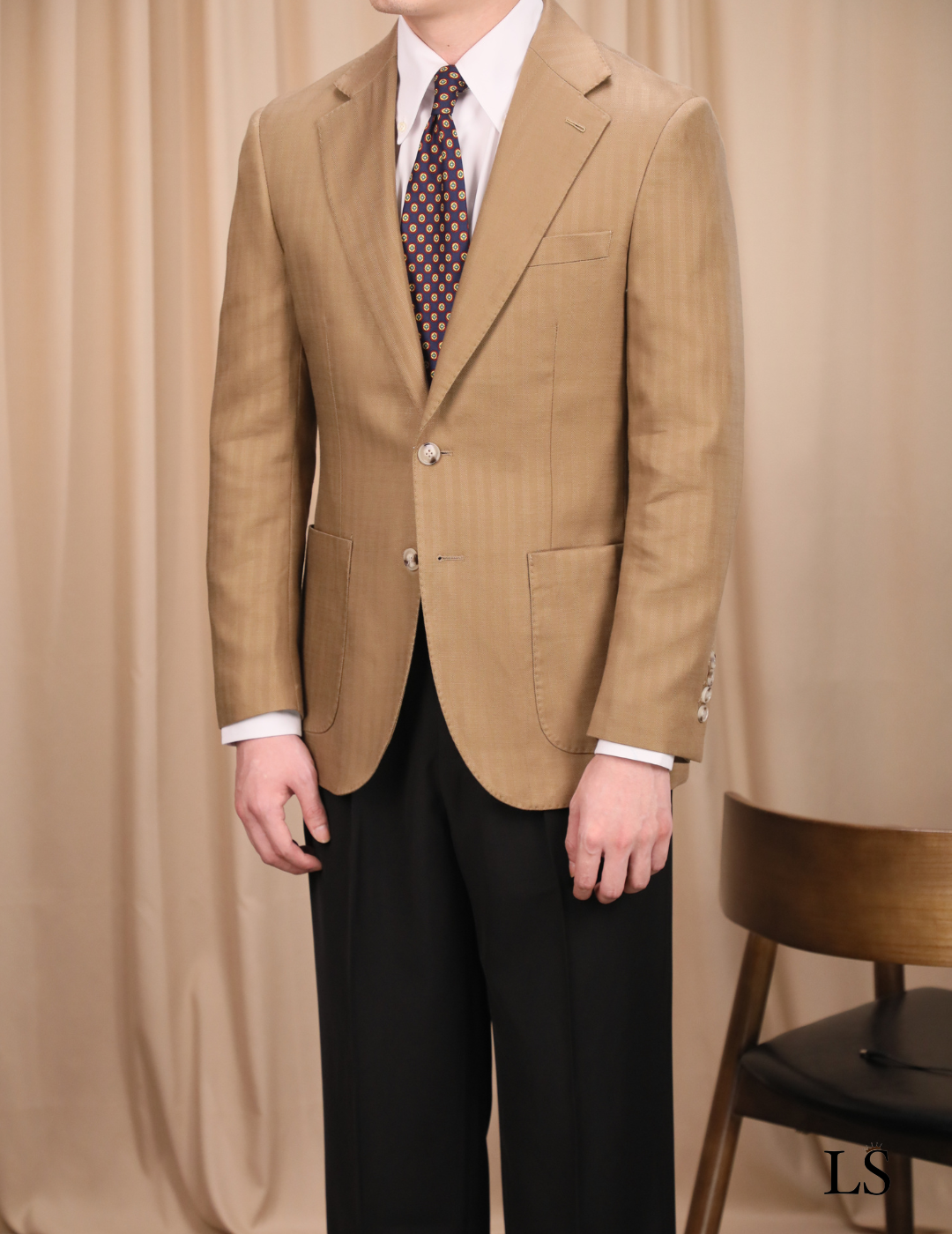 Blazer Siena en Tencel et lin pour homme