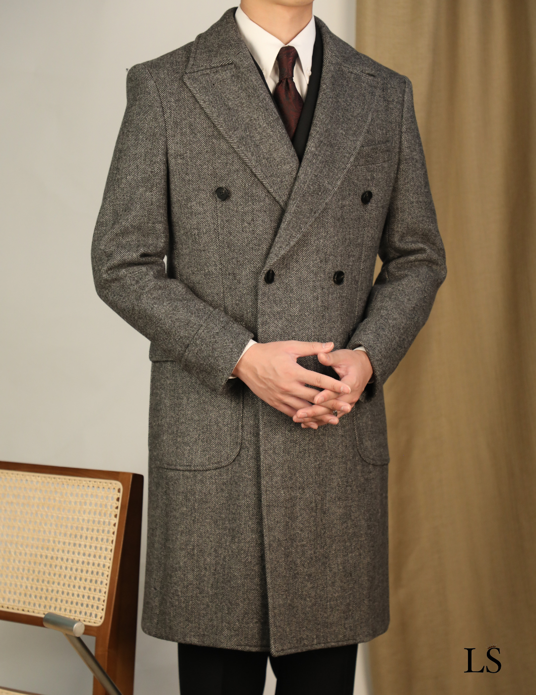 Gray Overcoat Vicenza