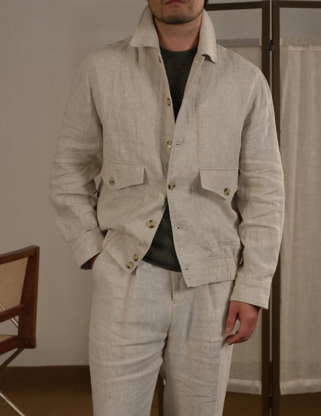 Napoli Riviera Linen Jacket