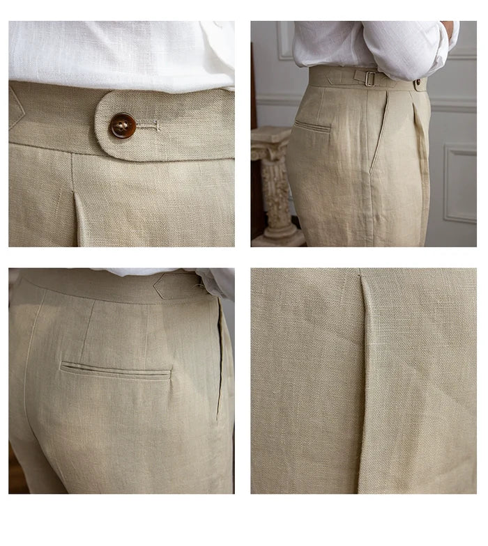 Gurkha Pants Pure Linen