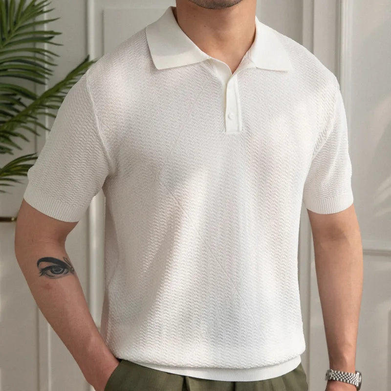 Camisa de vestir para hombre con lazo LS059