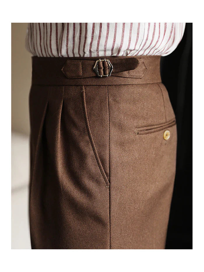 Pantalones Gurkha con trabillas LS055