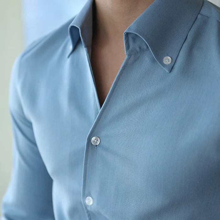 Camisa de vestir para hombre con lazo LS032