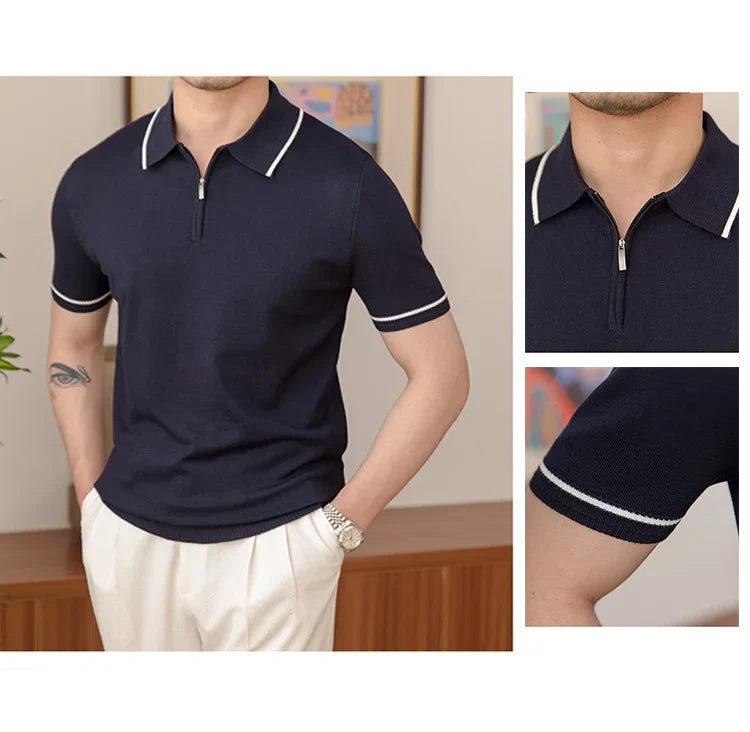 Polo de tricot para hombre Looped LS046