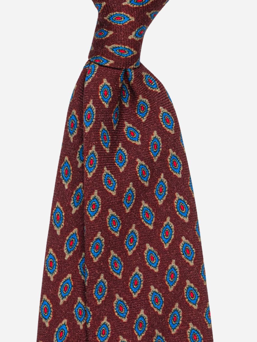 Loops Geometric Wool Tie