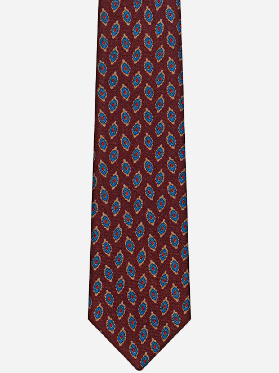 Loops Geometric Wool Tie