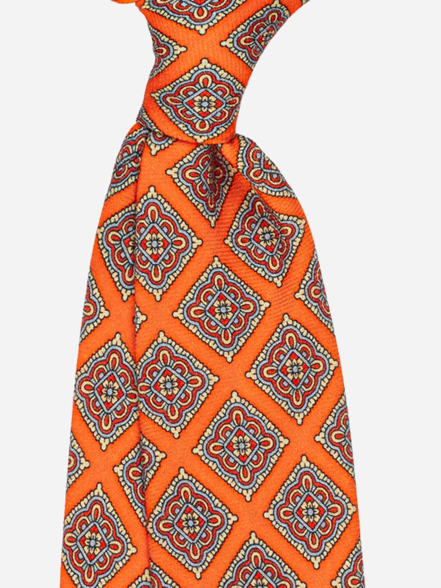 Loops Geometric Wool Tie