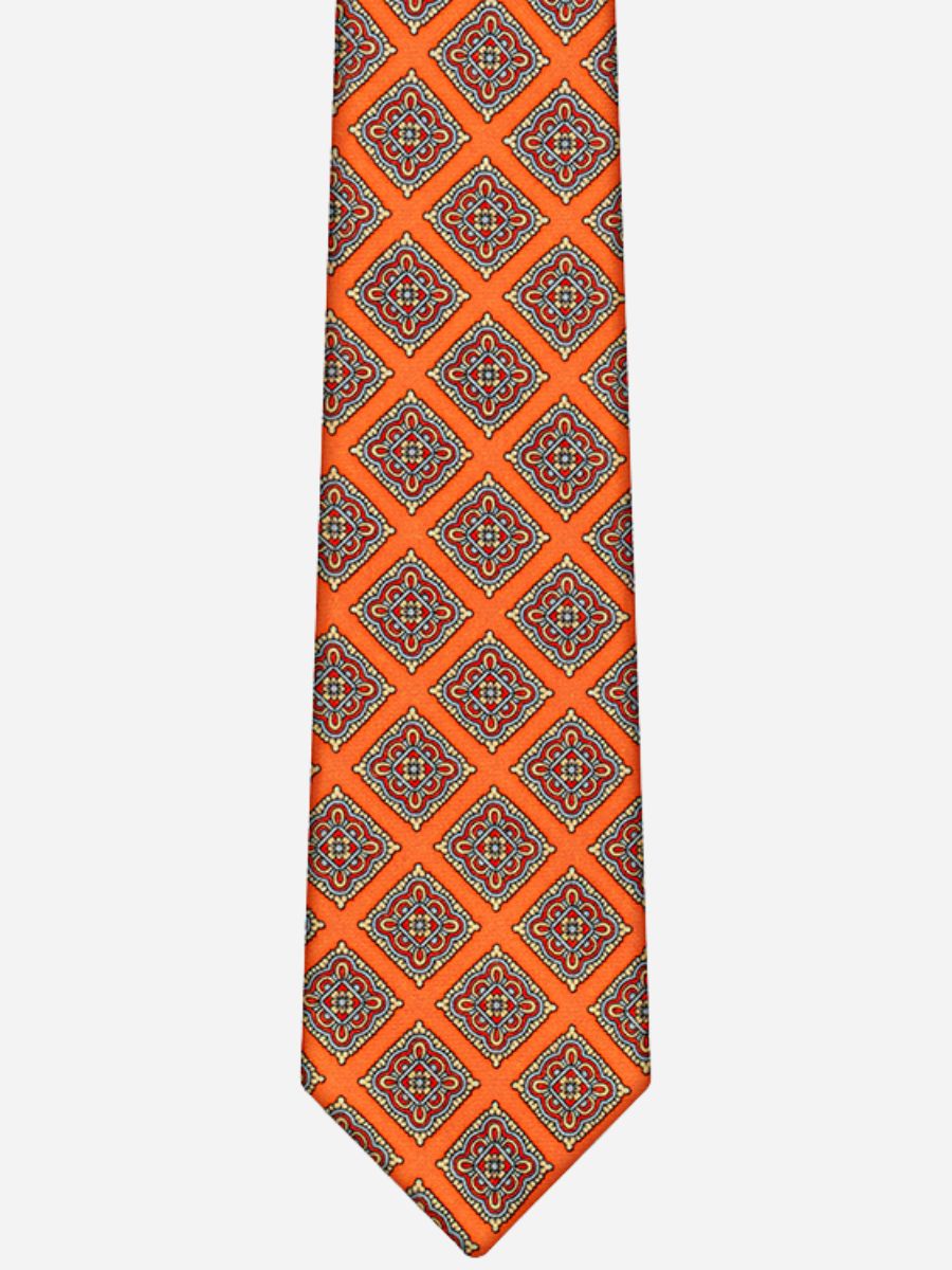 Loops Geometric Wool Tie