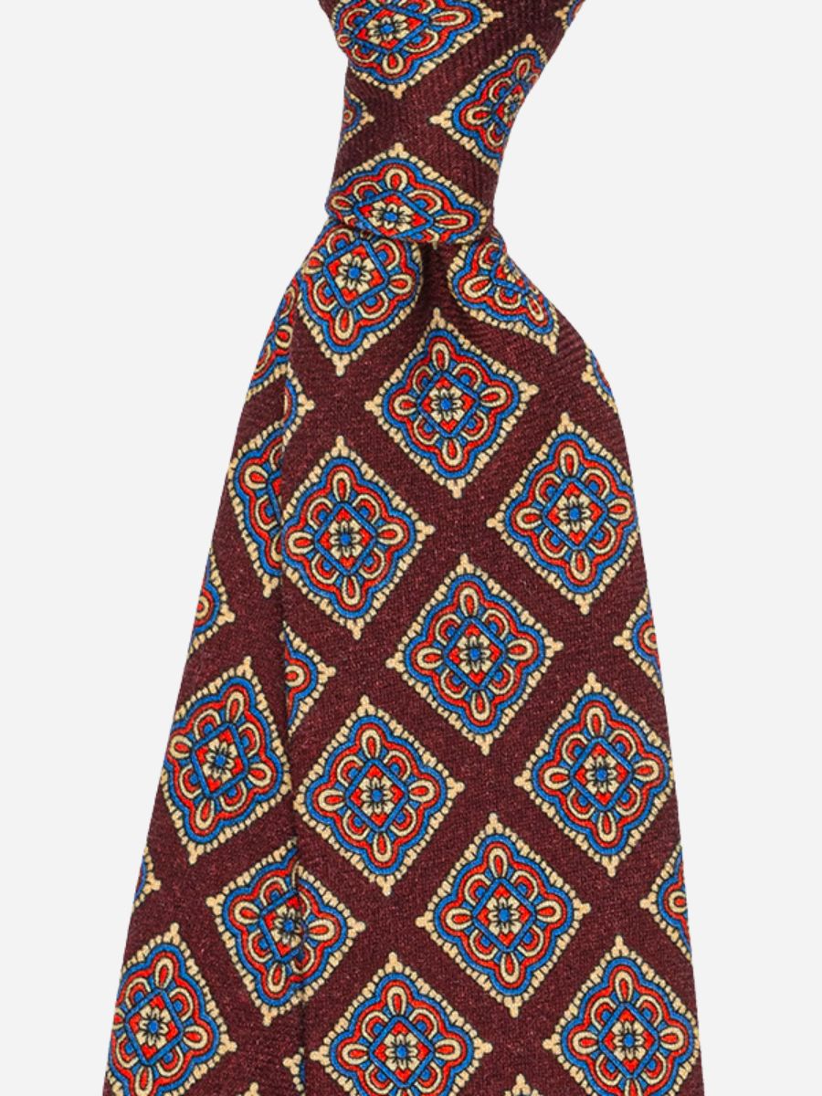 Loops Geometric Wool Tie