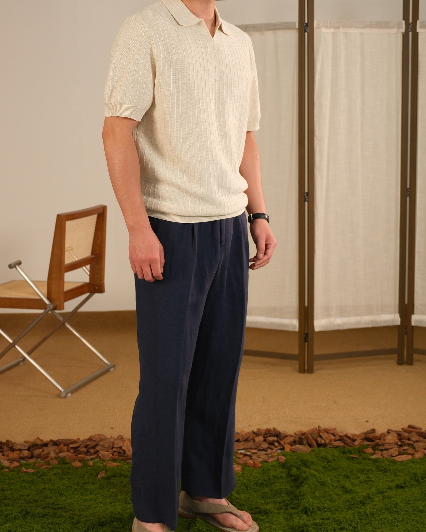 Napoli Linen Knitted Polo
