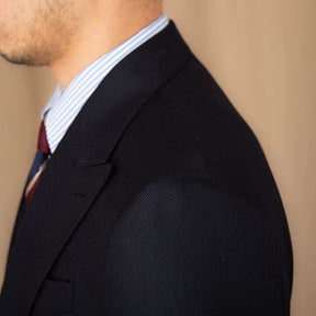 Black British Two Button Suit