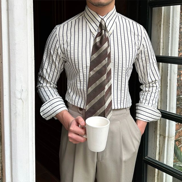 Camisa Bristol con cuello Kent
