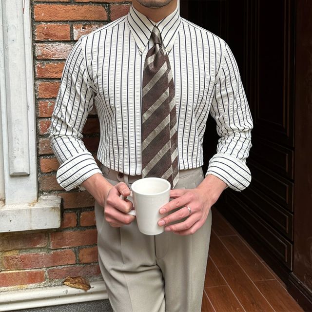 Camisa Bristol con cuello Kent