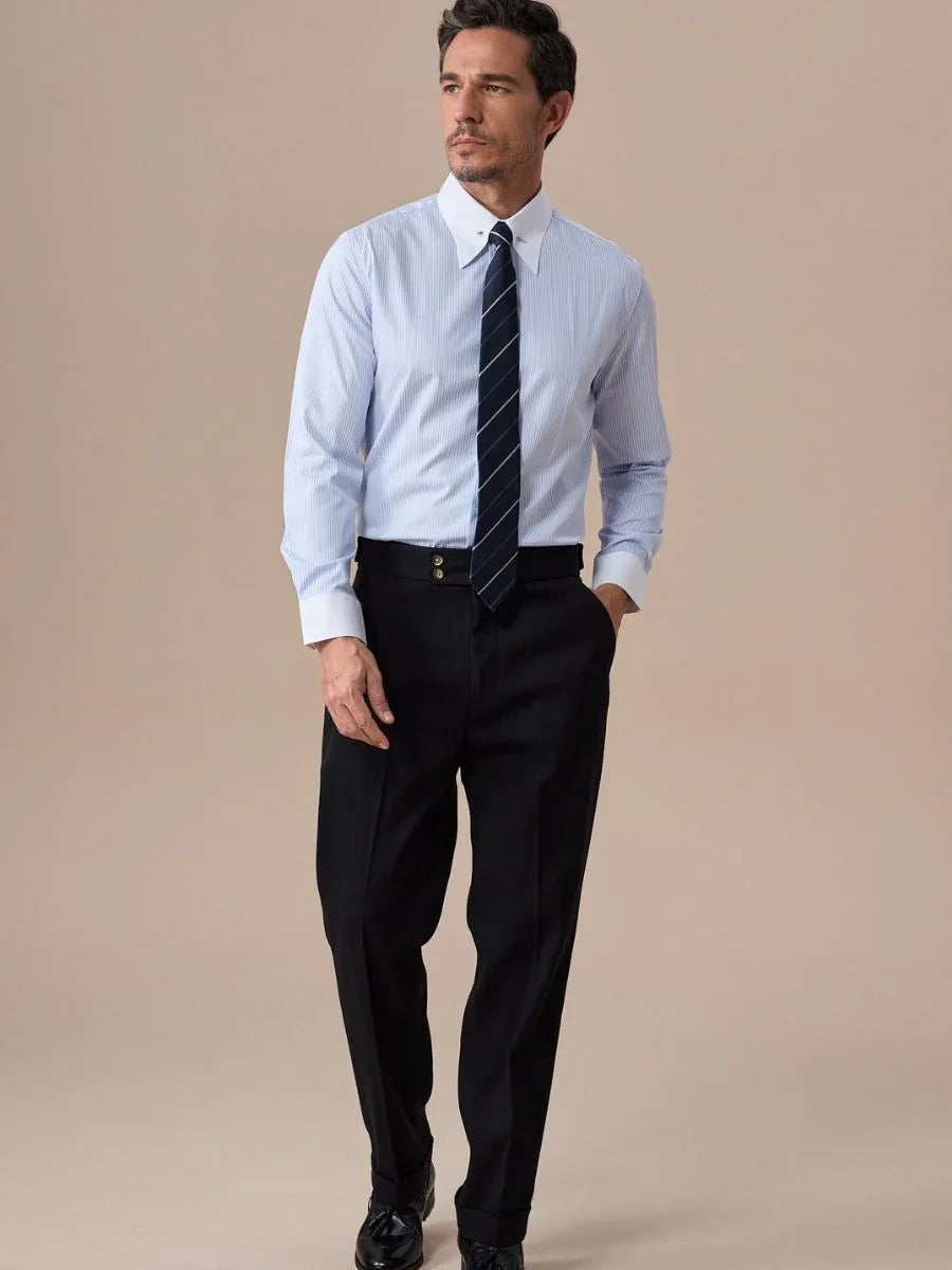 Loops Business Pinhole Collar Shirt