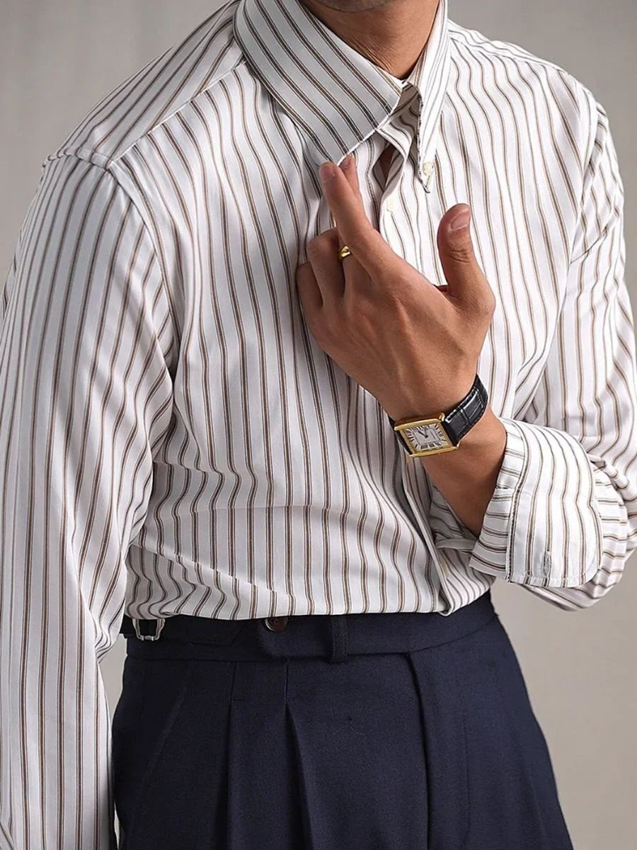 Chemise classique rayée Loops Montoro