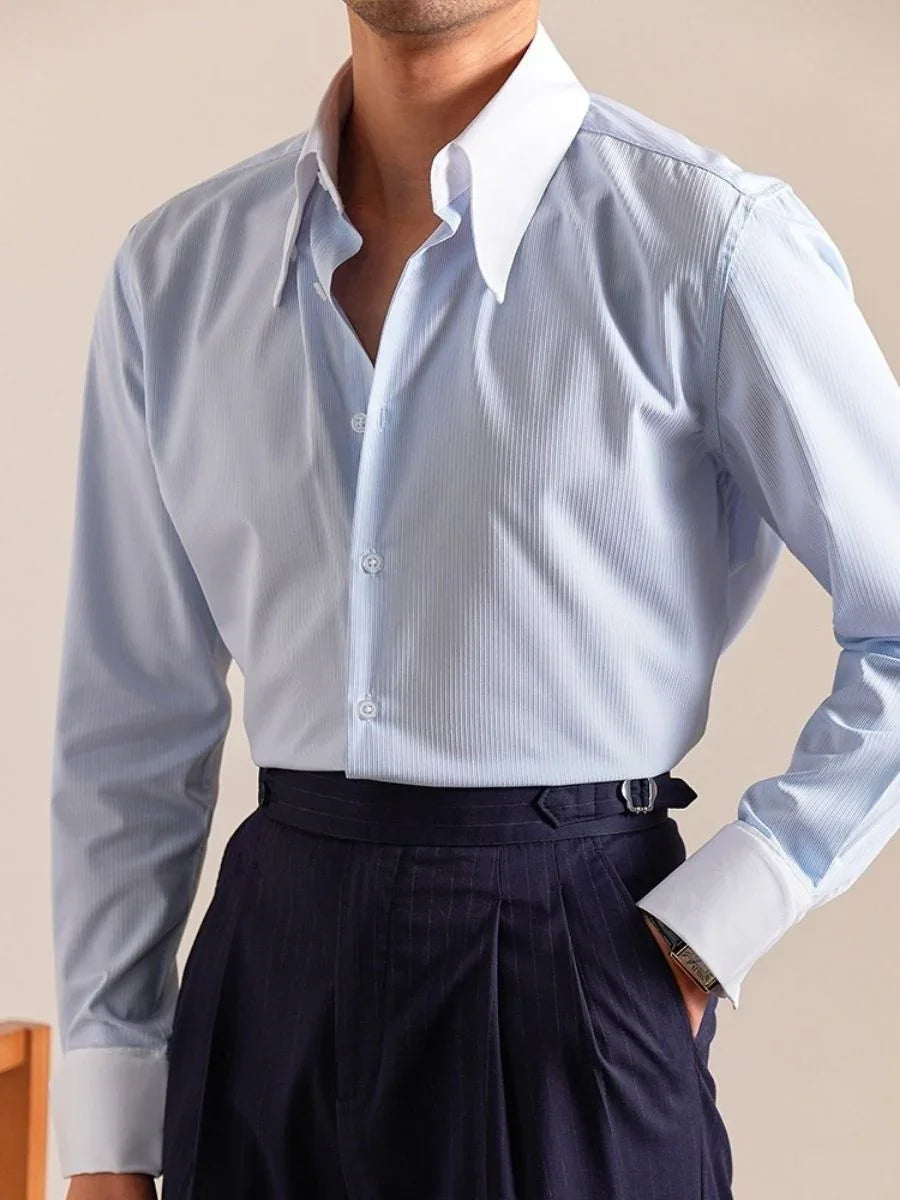 Camisa Nemi de rayas sin arrugas de Loops
