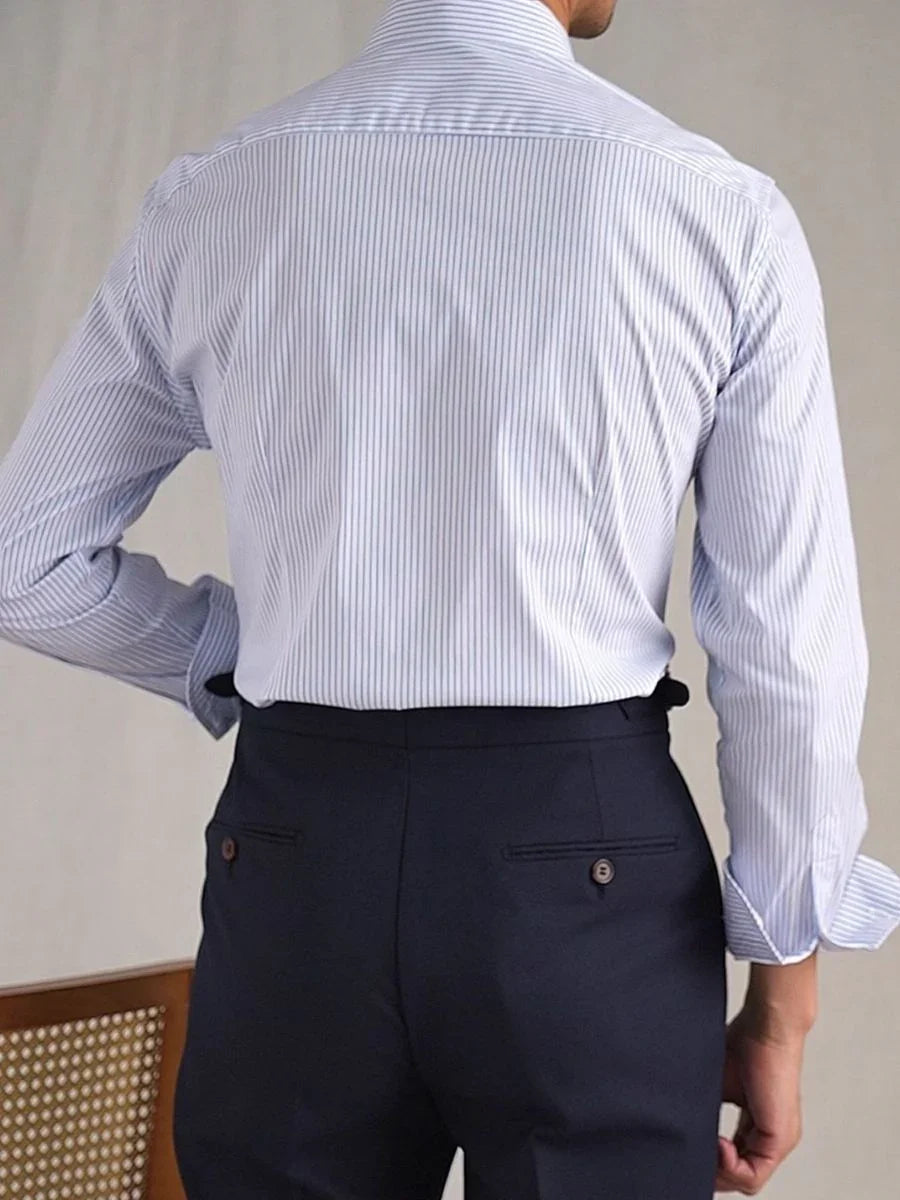 Chemise décontractée à rayures Loops